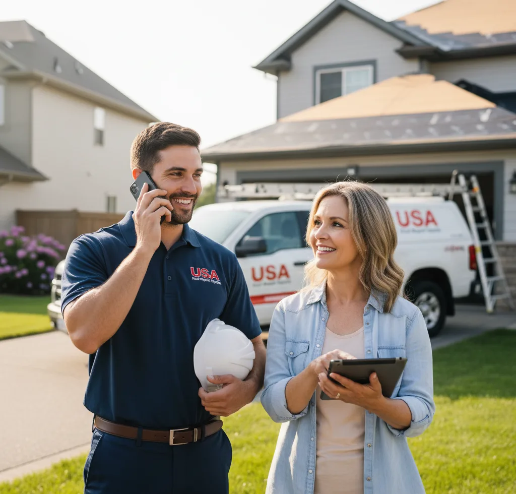 USA Roof Repair Experts customer support in Windsor Heights